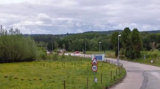 Moneystone Quarry site entrance