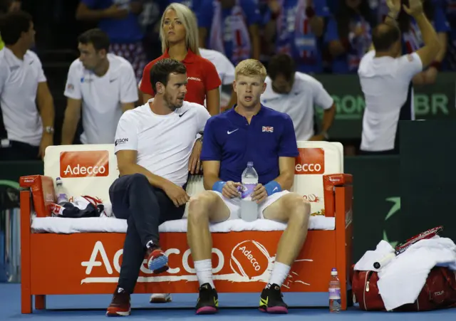 Leon Smith and Kyle Edmund