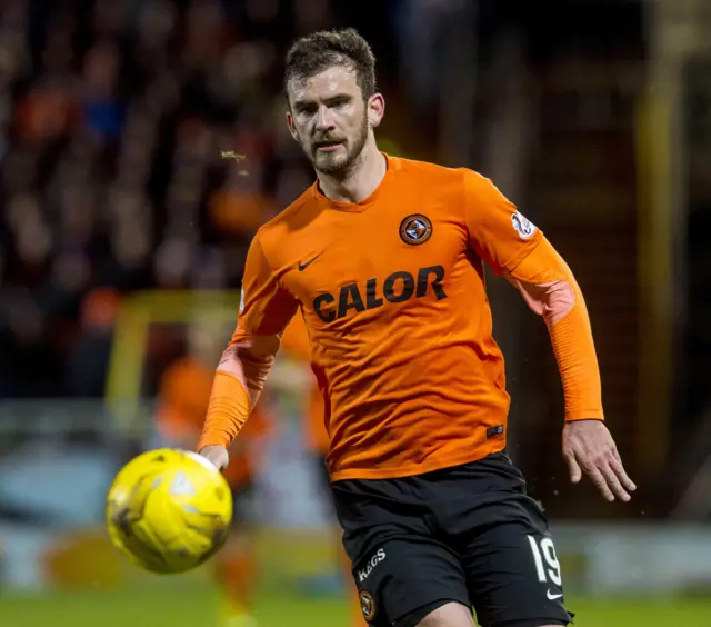 Gavin Gunning in action for Dundee United