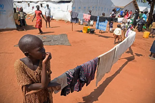 South Sudan refugee camp