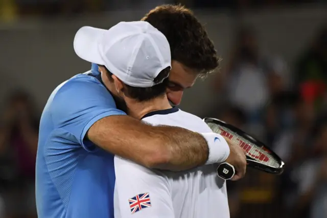 Andy Murray and Juan Martin Del Potro