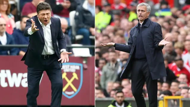 Walter Mazzarri Jose Mourinho