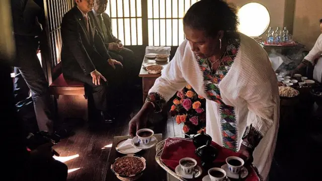 Ethiopia coffee ceremony