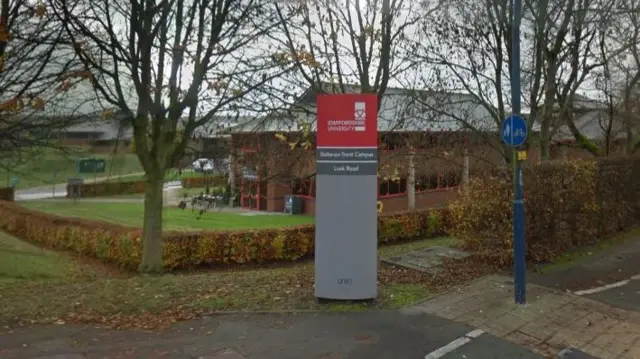 Staffordshire University entrance