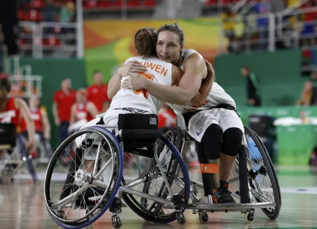 Netherlands wheelchair basketball team