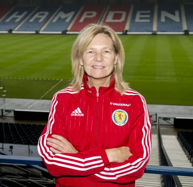 Scotland head coach Anna Signeul