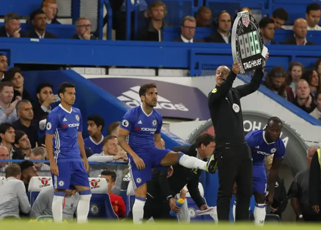 Chelsea substitutes