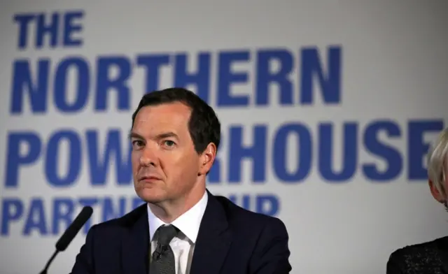 George Osborne at Northern Powerhouse Partnership think tank meeting in Manchester