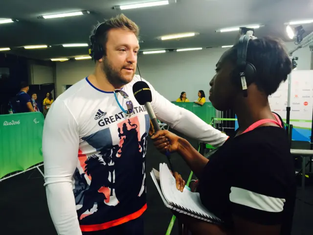 Dan Greaves with Jeanette Kwayke
