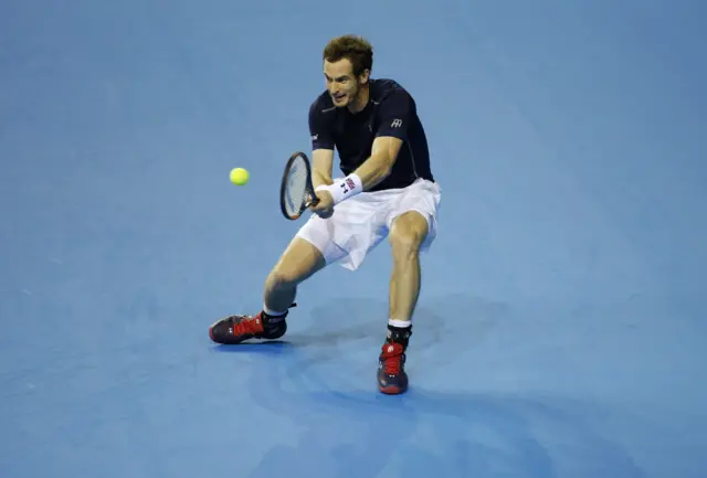 Murray deep backhand