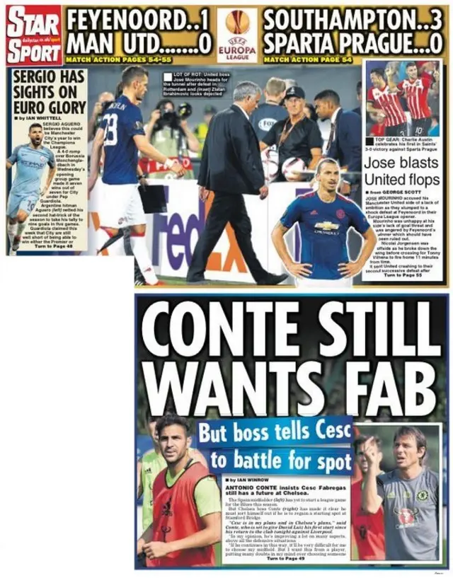 Daily Star back page