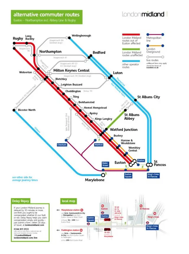 Train map