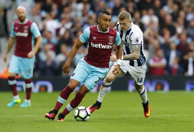 West Ham's Dimitri Payet