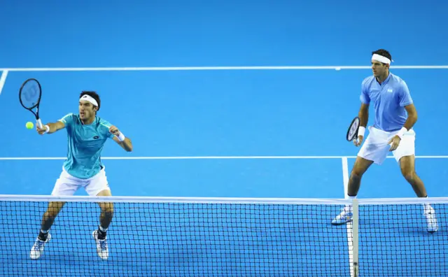 Leonardo Mayer and Juan Martin Del Potro