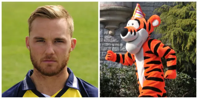 Laurie Evans and Tigger