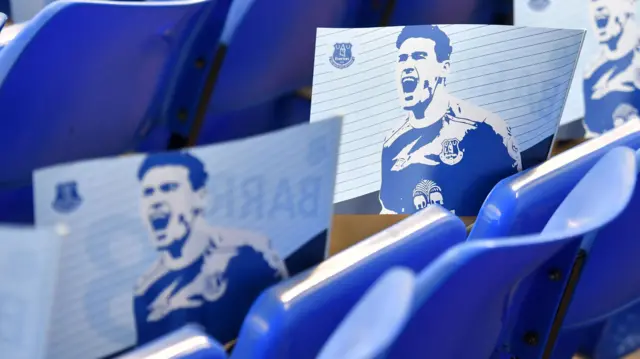 Gareth Barry flags