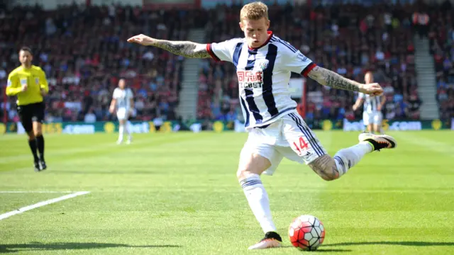 West Brom's James McClean