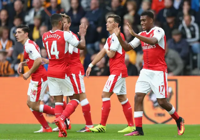 Arsenal celebrate