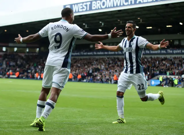 West Brom's Nacer Chadli