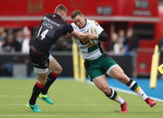 Chris Ashton tackles George North