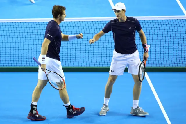 Andy and Jamie Murray