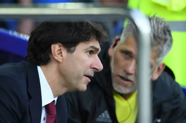 Middlesbrough manager Aitor Karanka