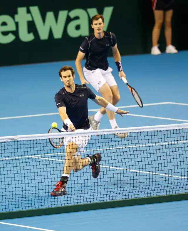 Andy and Jamie Murray