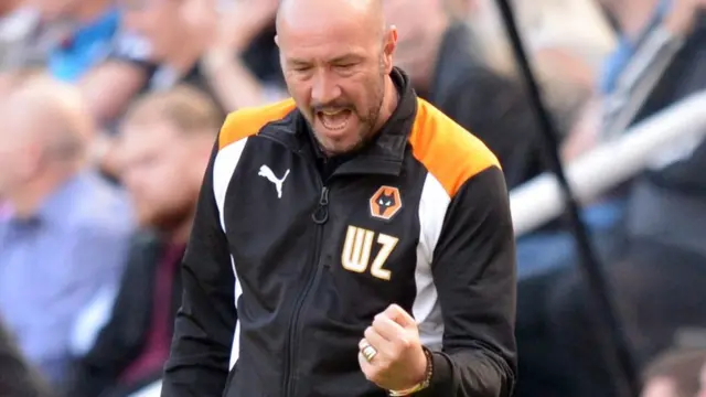 Walter Zenga celebrates