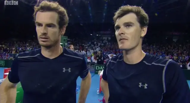 Andy and Jamie Murray