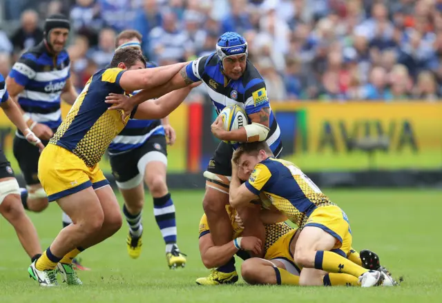 Leroy Houston in action for Bath