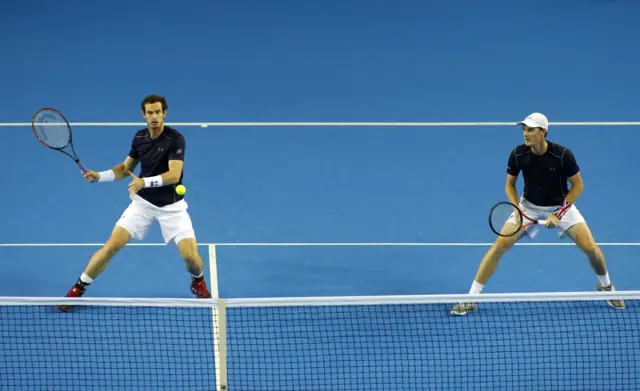 Andy and Jamie Murray