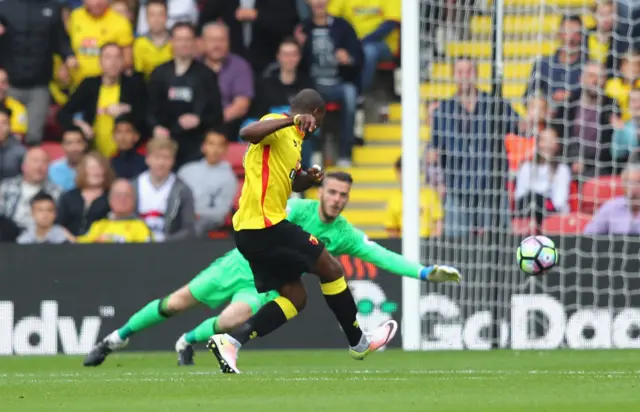 Odion Ighalo misses chance