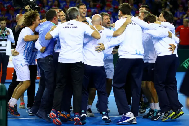 Argentina win Davis Cup