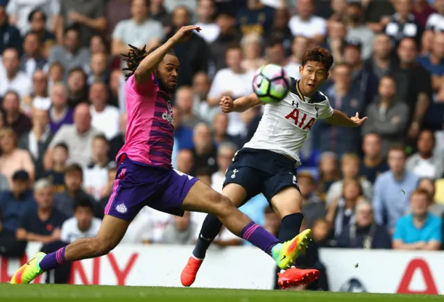 Son Heung-min crosses