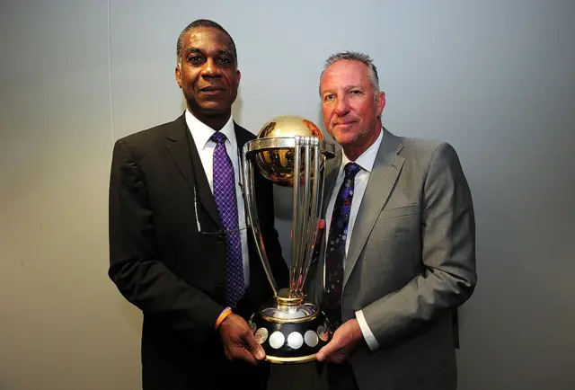 Michael Holding and Ian Botham