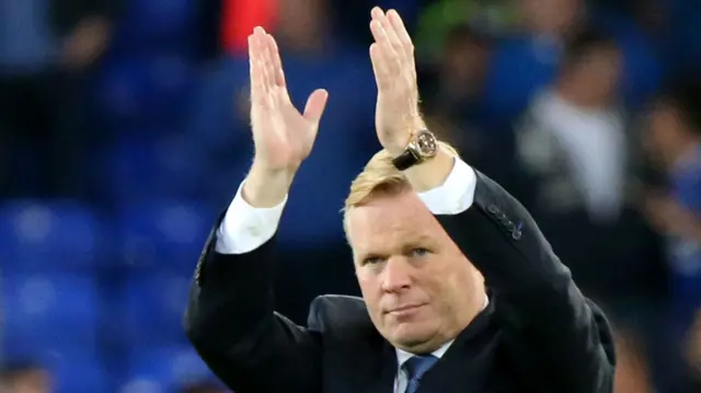 Everton manager Ronald Koeman