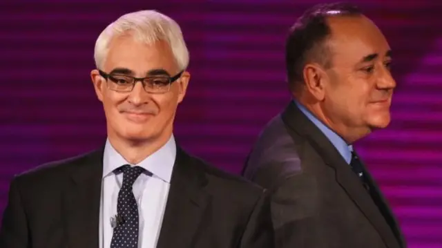 Alistair Darling and Alex Salmond