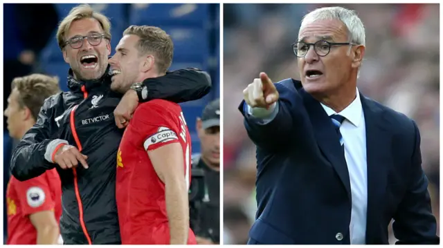 Jurgen Klopp and Claudio Ranieri