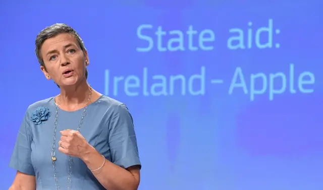 EU Competition Commissioner Margrethe Vestager has ordered Apple to pay €13bn back tax