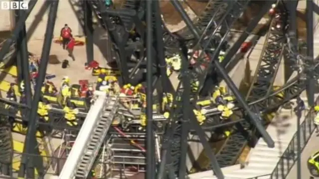 Aftermath of the Alton Towers Smiler crash