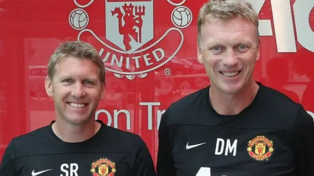 Steve Round and David Moyes