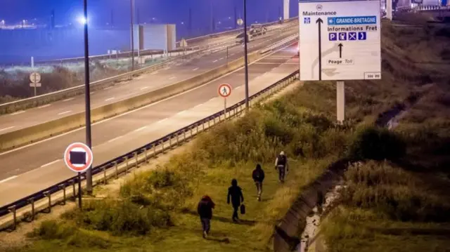 Eurotunnel terminal in Coquelles