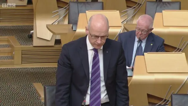 Education Secretary John Swinney