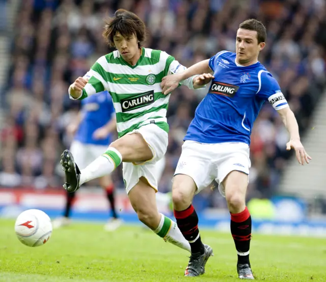 Shunsuke Nakamura and Barry Ferguson