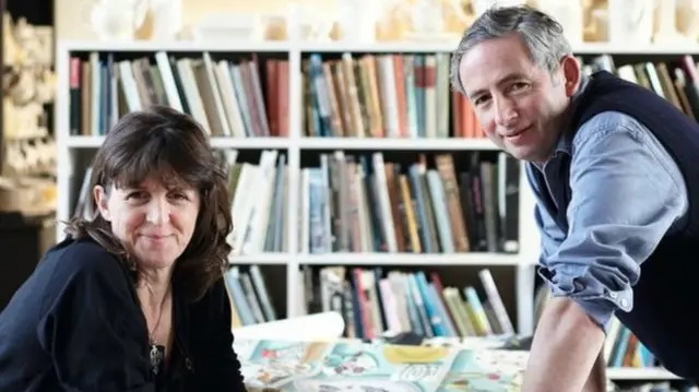 Emma Bridgewater and husband Matthew Rice