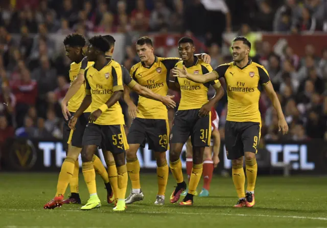 Arsenal celebrate