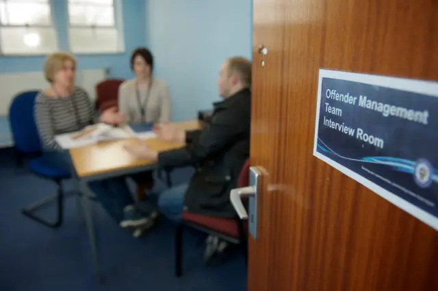 Offender management team interview room