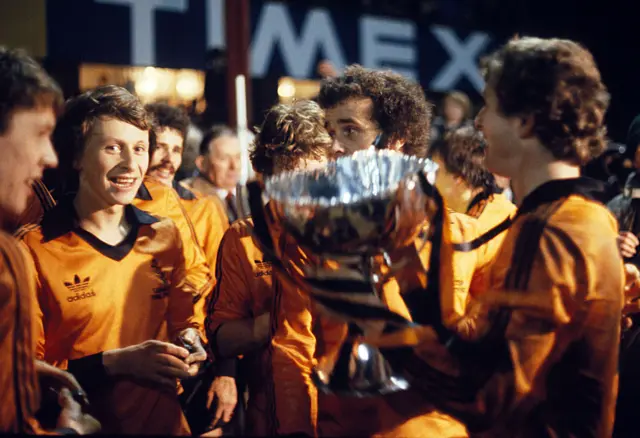 Dundee United with the League Cup in 1979