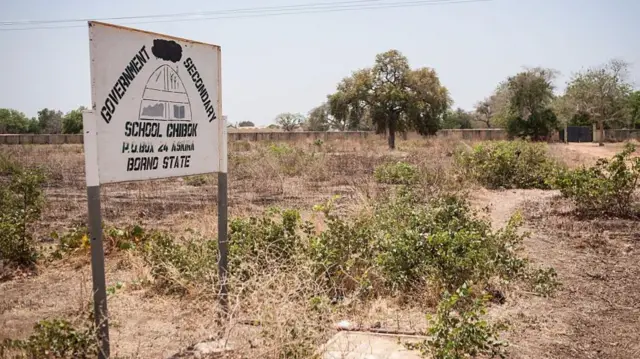 Chibok school sign