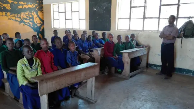 Classroom in the village